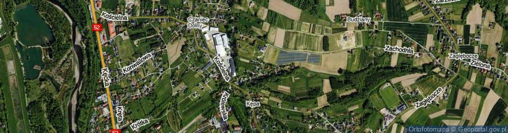 Zdjęcie satelitarne Kasztelańska ul.