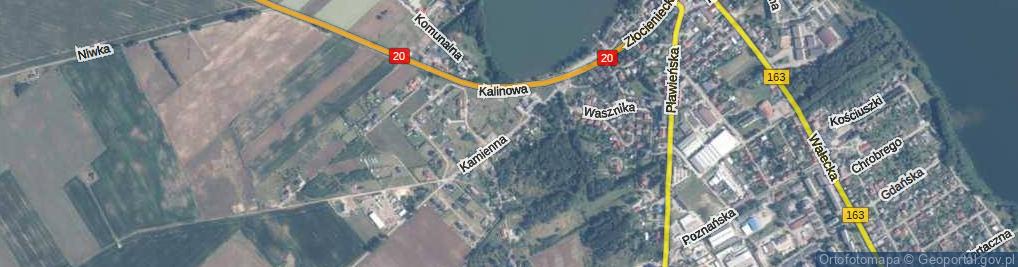 Zdjęcie satelitarne Kamienna ul.