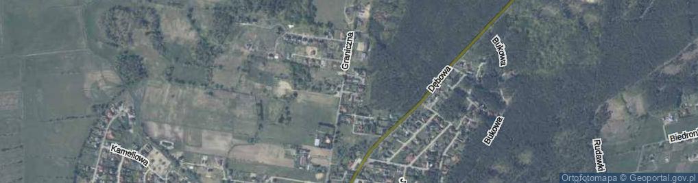 Zdjęcie satelitarne Kasztanowa ul.