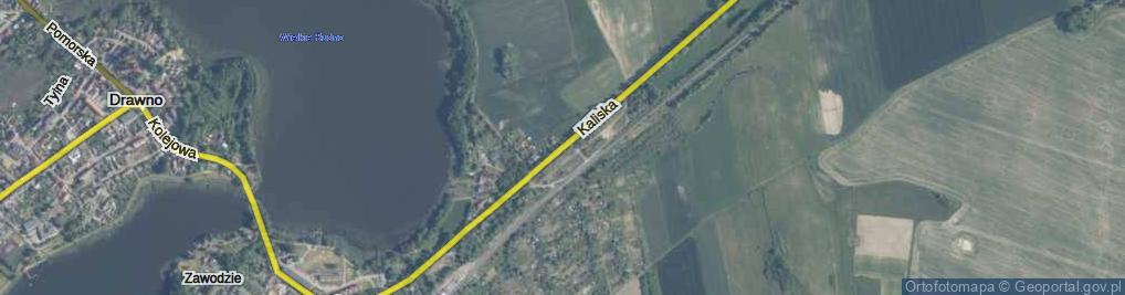 Zdjęcie satelitarne Kaliska ul.