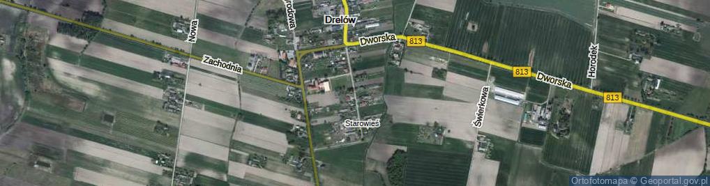 Zdjęcie satelitarne Kasztanowa ul.