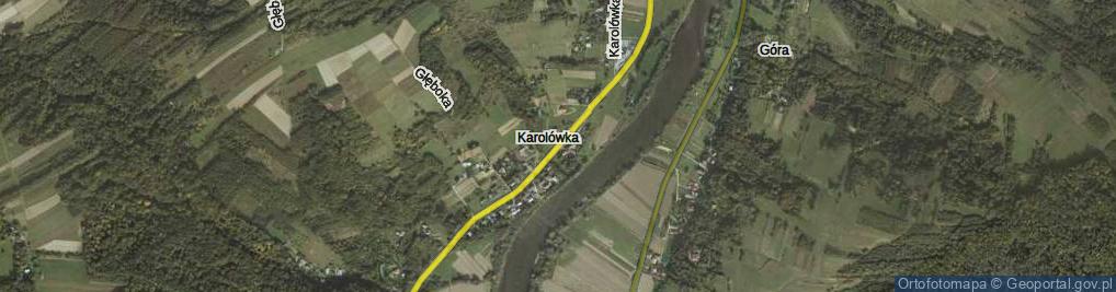 Zdjęcie satelitarne Karolówka ul.