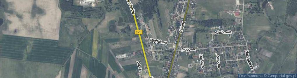 Zdjęcie satelitarne Kasztanowa ul.