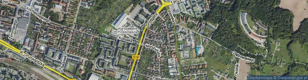 Zdjęcie satelitarne Kartuska ul.