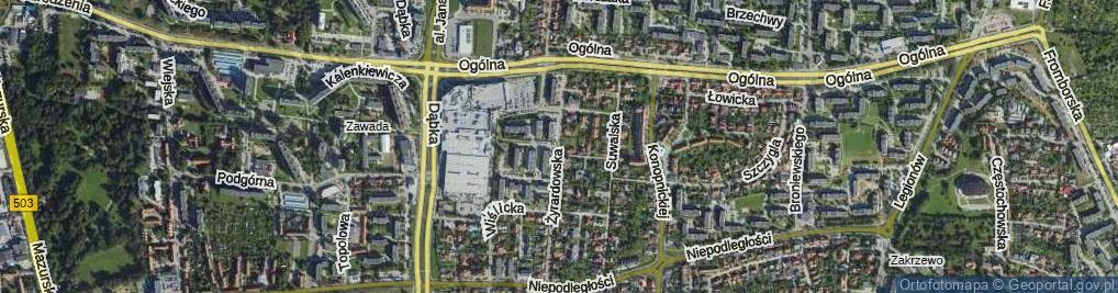 Zdjęcie satelitarne Katowicka ul.