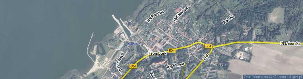 Zdjęcie satelitarne Kapelańska ul.