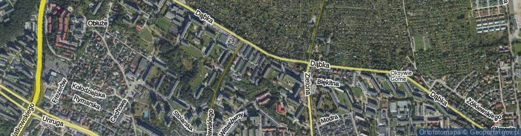 Zdjęcie satelitarne Kampinoska ul.