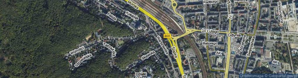 Zdjęcie satelitarne Karpacka ul.