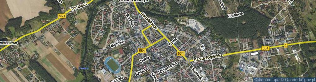 Zdjęcie satelitarne Katarzyńska ul.