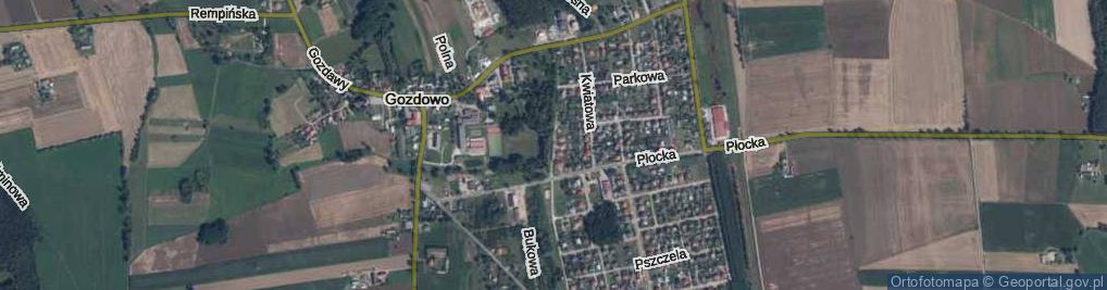 Zdjęcie satelitarne Kasztanowa ul.