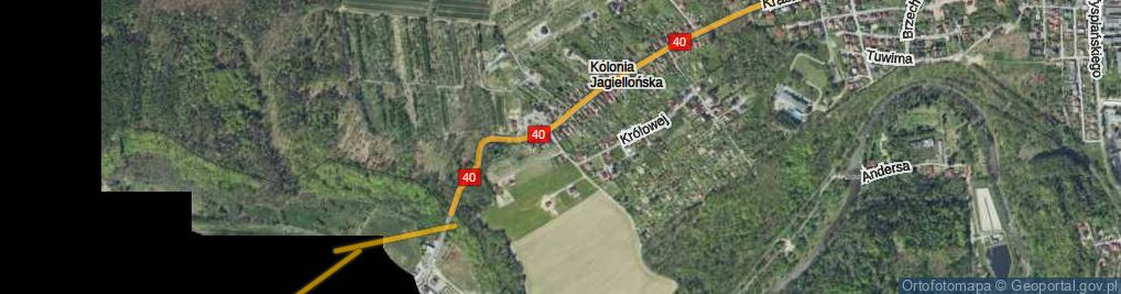 Zdjęcie satelitarne Kazimierza Jagiellończyka ul.