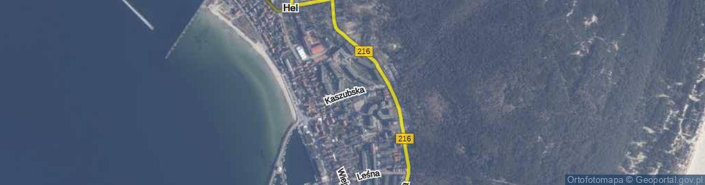 Zdjęcie satelitarne Kaszubska ul.