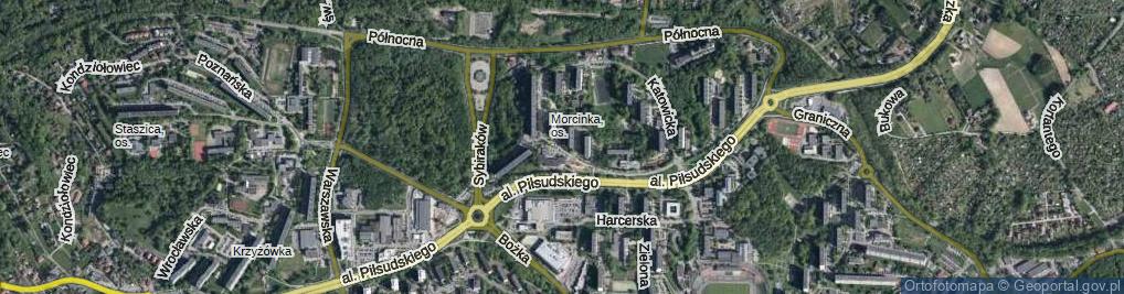 Zdjęcie satelitarne Katowicka ul.