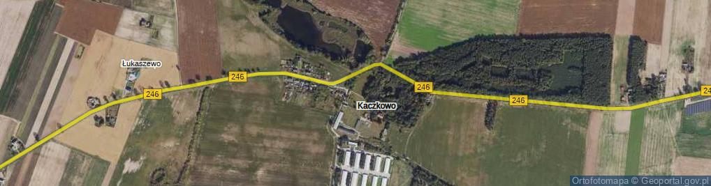 Zdjęcie satelitarne Kaczkowo ul.