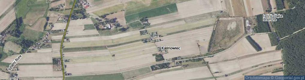 Zdjęcie satelitarne Kalinowiec ul.