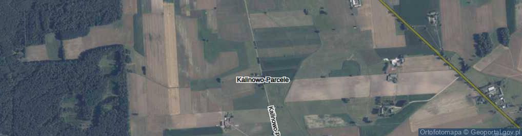 Zdjęcie satelitarne Kalinowo-Parcele ul.