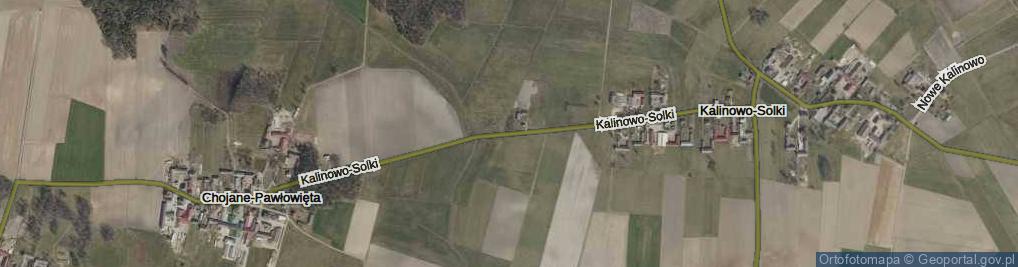 Zdjęcie satelitarne Kalinowo-Solki ul.