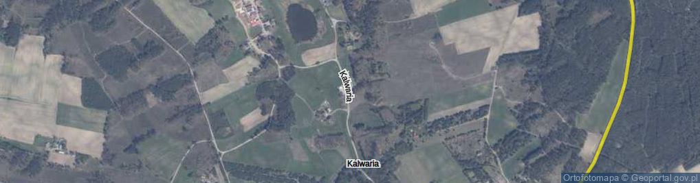 Zdjęcie satelitarne Kalwaria ul.