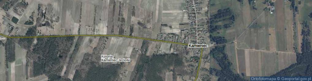 Zdjęcie satelitarne Kamieniec ul.
