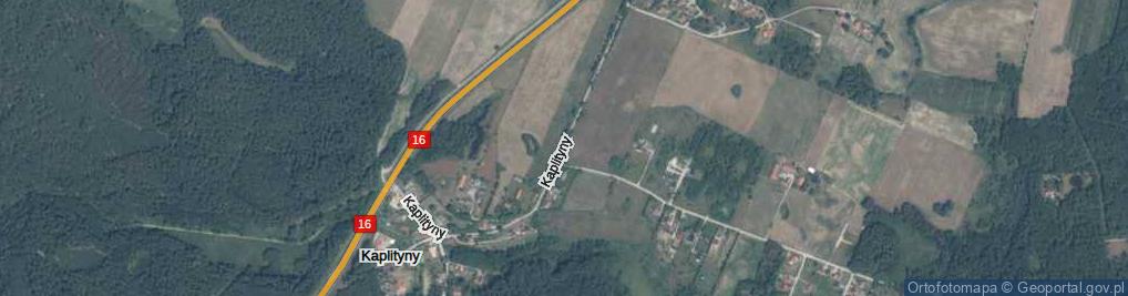 Zdjęcie satelitarne Kaplityny ul.