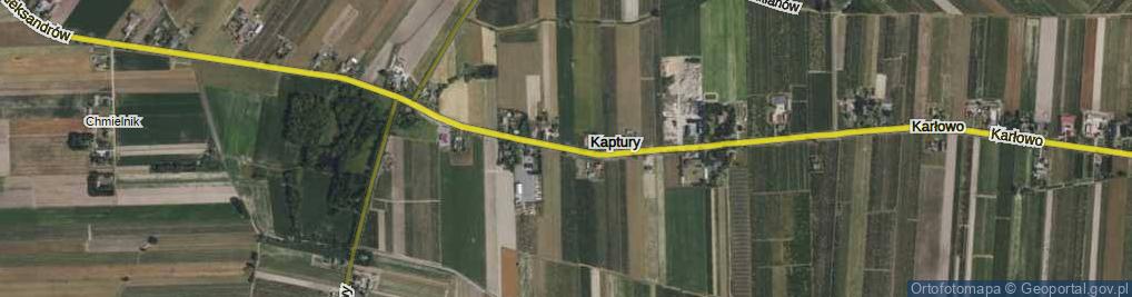 Zdjęcie satelitarne Kaptury ul.
