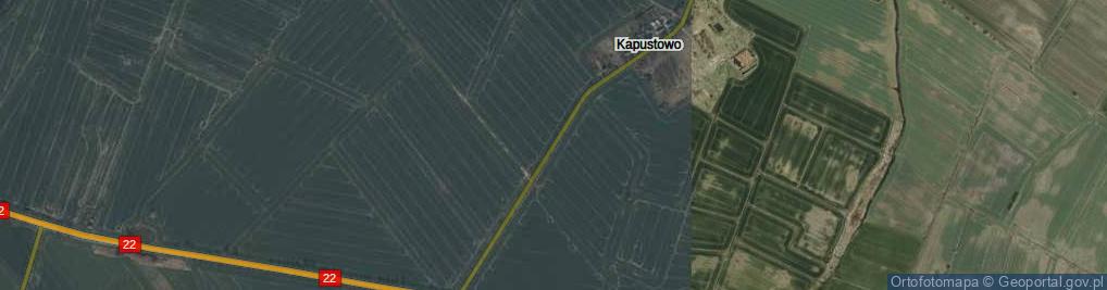 Zdjęcie satelitarne Kapustowo ul.