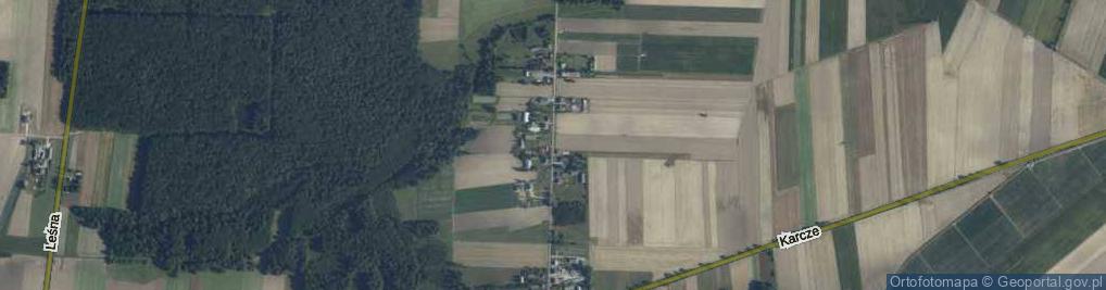 Zdjęcie satelitarne Karcze ul.