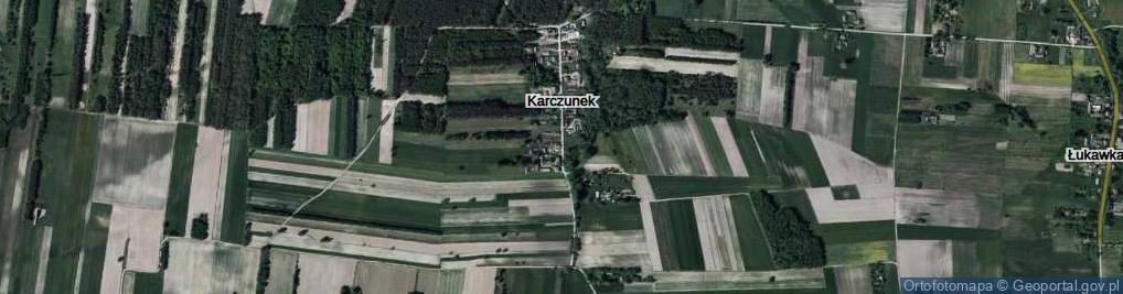 Zdjęcie satelitarne Karczunek ul.