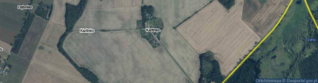 Zdjęcie satelitarne Karlinko ul.