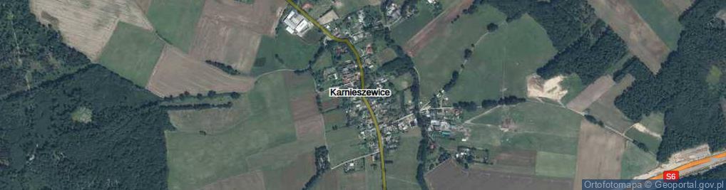 Zdjęcie satelitarne Karnieszewice ul.