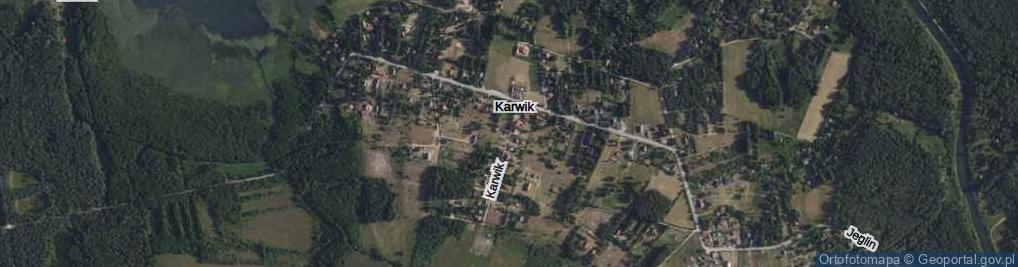 Zdjęcie satelitarne Karwik ul.