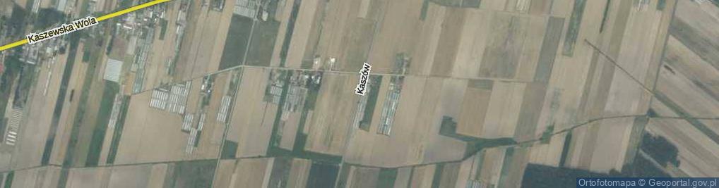 Zdjęcie satelitarne Kaszów ul.