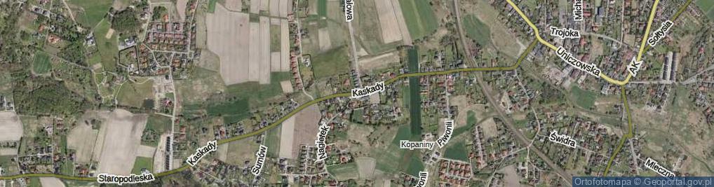 Zdjęcie satelitarne Kaskady ul.