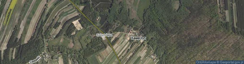 Zdjęcie satelitarne Kawęczyn ul.