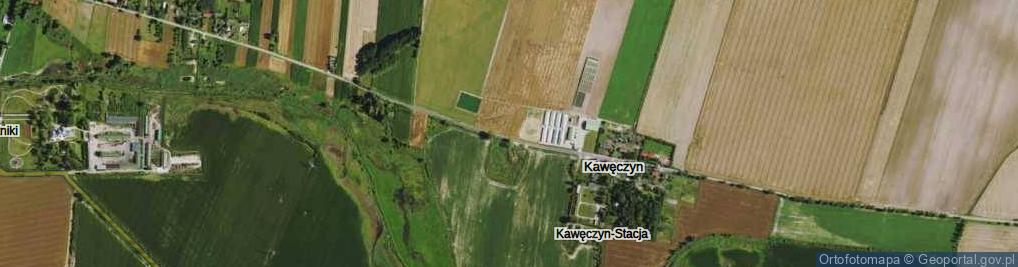 Zdjęcie satelitarne Kawęczyn ul.
