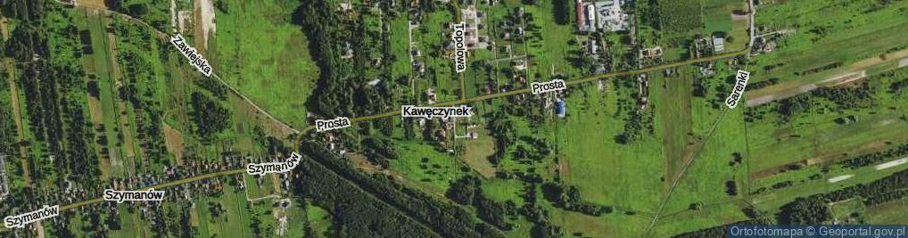 Zdjęcie satelitarne Kawęczynek ul.