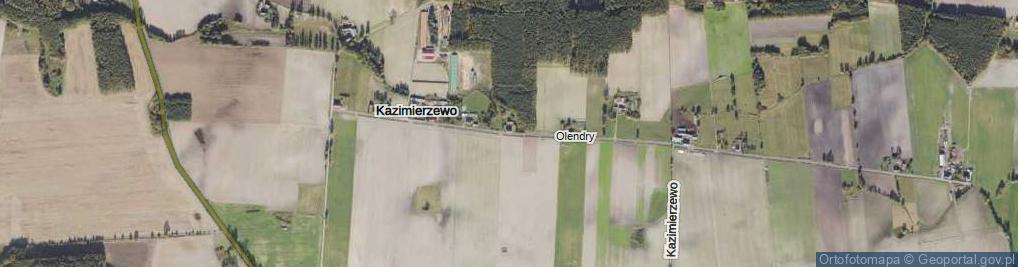 Zdjęcie satelitarne Kazimierzewo ul.