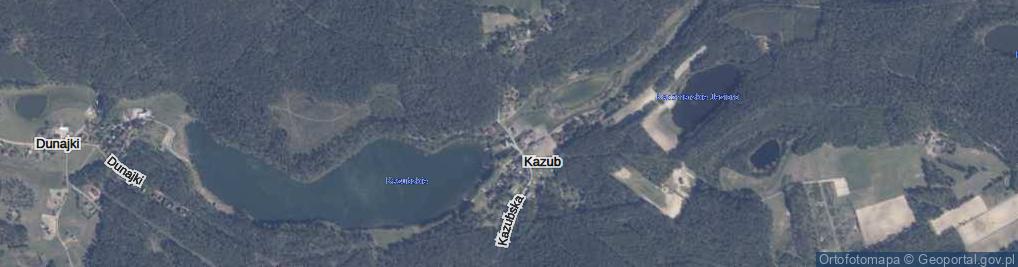 Zdjęcie satelitarne Kazub ul.