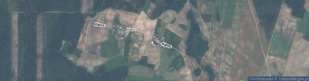 Zdjęcie satelitarne Karcz ul.