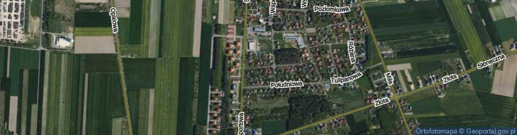 Zdjęcie satelitarne Kalinowa ul.