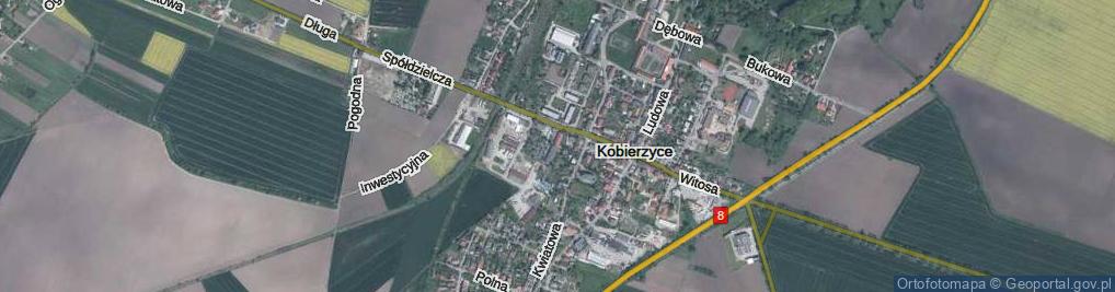 Zdjęcie satelitarne Kasztanowa ul.