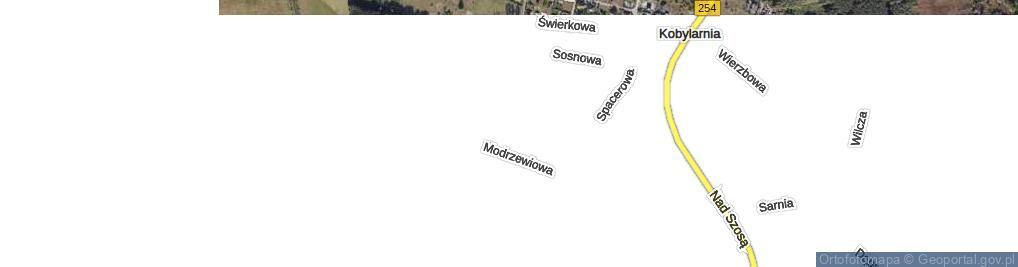Zdjęcie satelitarne Kalinowa ul.