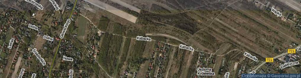 Zdjęcie satelitarne Kabacka ul.