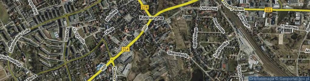Zdjęcie satelitarne Kapliczna ul.