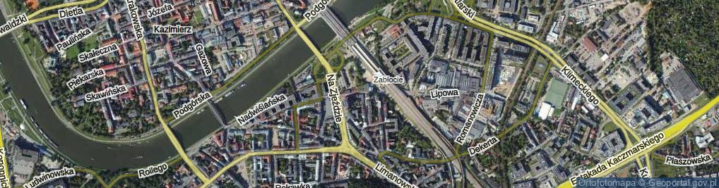 Zdjęcie satelitarne Kącik ul.