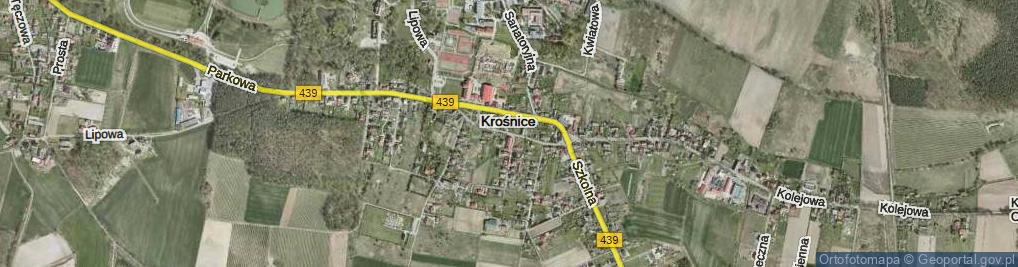 Zdjęcie satelitarne Kasztanowa ul.
