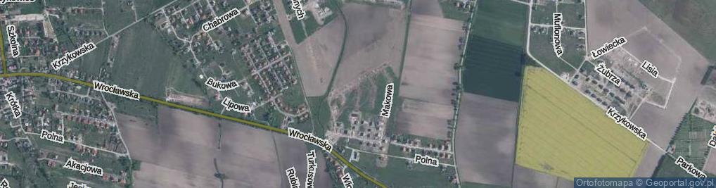 Zdjęcie satelitarne Kaczeńcowa ul.