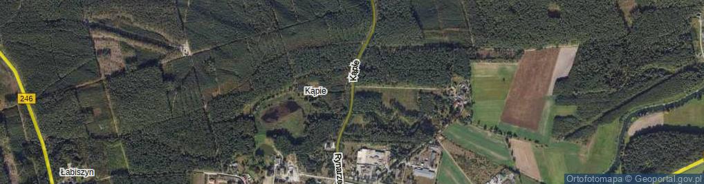 Zdjęcie satelitarne Kąpie ul.