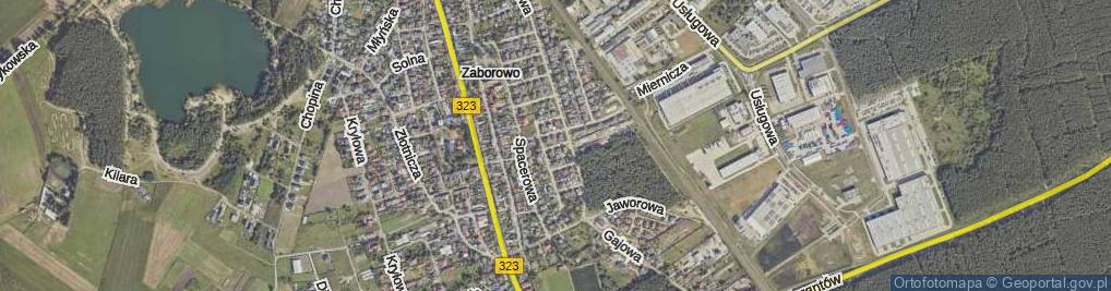 Zdjęcie satelitarne Kalinowa ul.