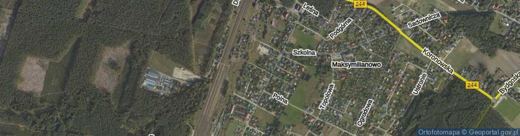 Zdjęcie satelitarne Kalinowa ul.